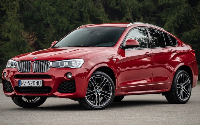 BMW X4 cena 124000 przebieg: 75000, rok produkcji 2015 z Brzozów małe 781